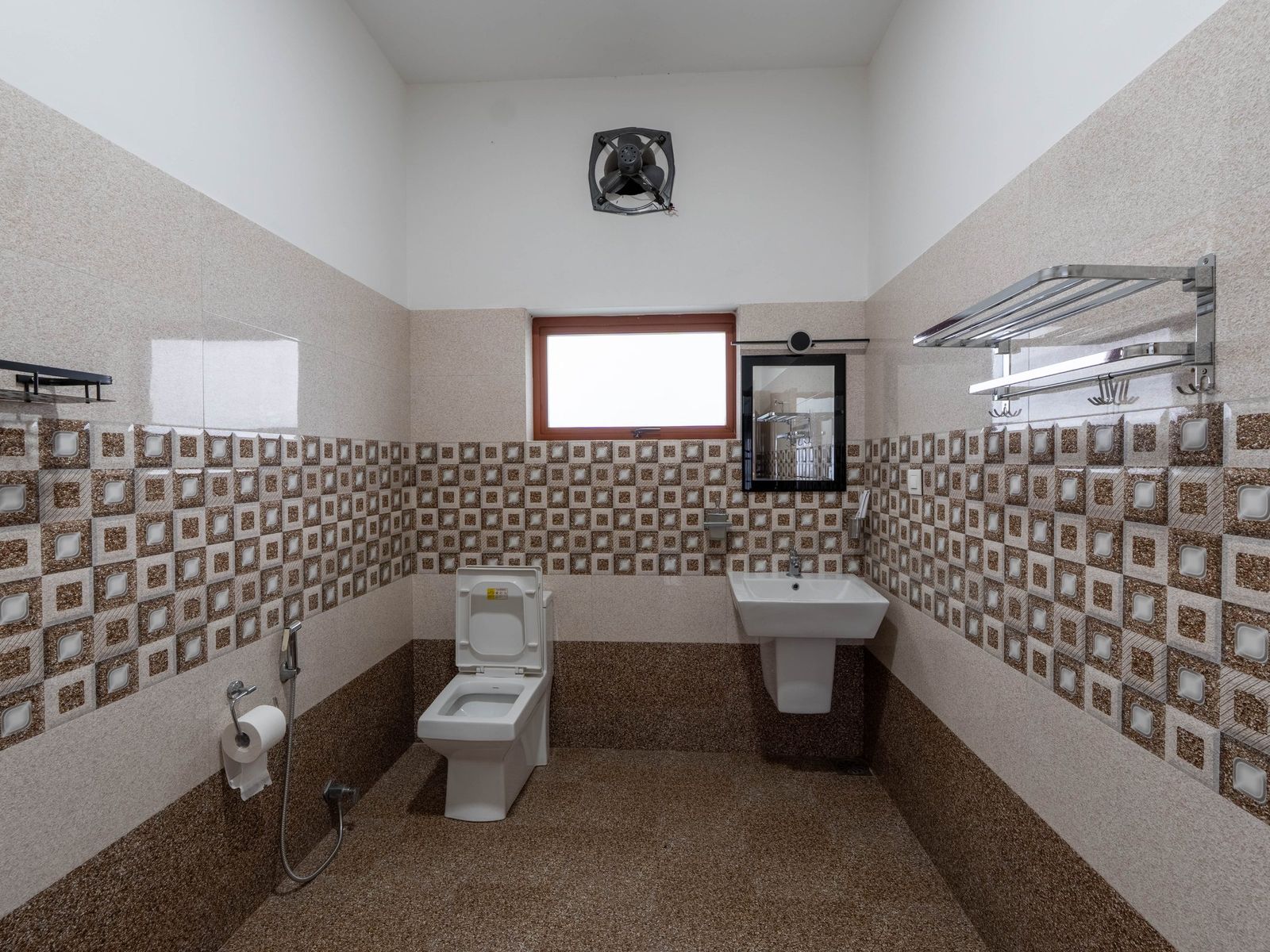 Attached bathroom in the Family Room at Zen Garden Vagamon